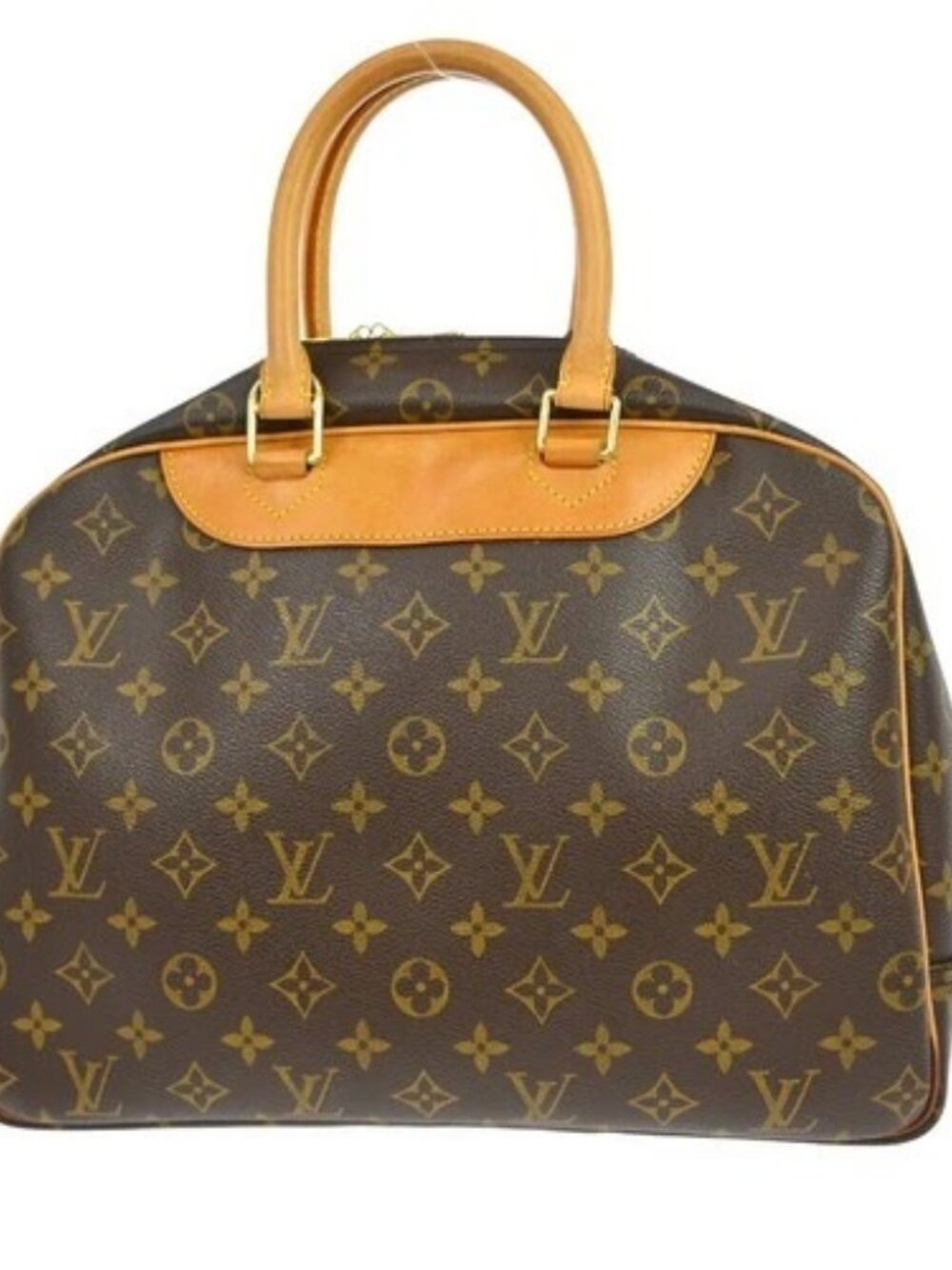 BUYIT03 LOUIS VUITTON DEAUVILLE BOWLING BUSINESS HANDBAG MONOGRAM MB0042 - Picture 2 of 14
